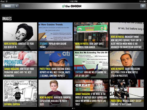 The Onion Releases an App for the iPad