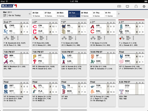 MLB.com Updates Its iPhone and iPad Apps