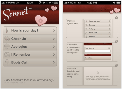 A Love Letter Writing App