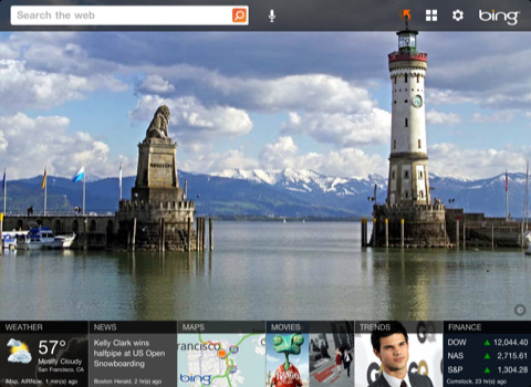 Microsoft Releases Bing for iPad