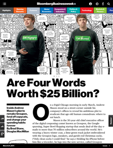 Bloomberg Businessweek Arrives on the iPad