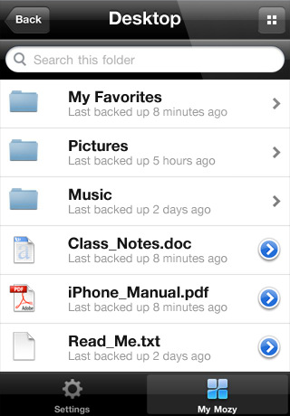 Mozy Releases iPhone App That Can Access Your Online Backup