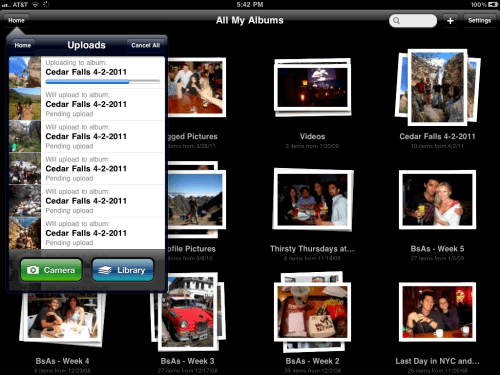 Manage Photos on Facebook With Facetastic For iPad