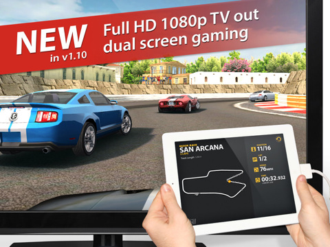 Real Racing 2 HD Gets Full 1080p TV-Out