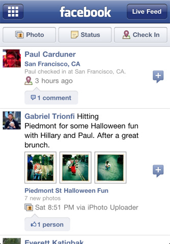 Facebook iPhone App Adds Phone Number Support