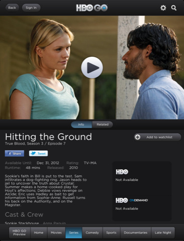 HBO GO Streams 1400 Shows to the iPad, iPhone