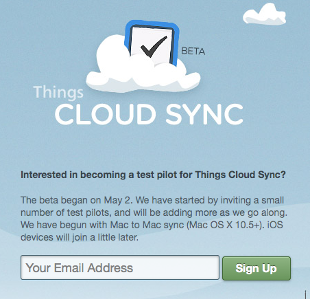 Things Launches Cloud Sync Beta