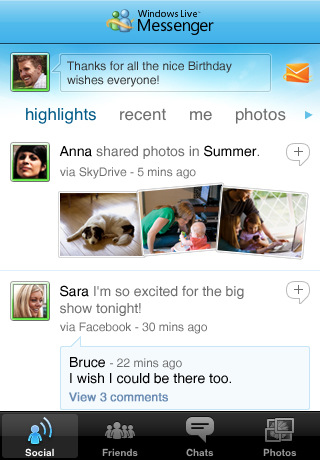 Windows Live Messenger for iPhone Adds VoiceOver Support