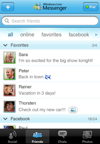 Windows Live Messenger for iPhone Adds VoiceOver Support