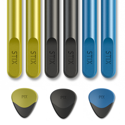 Guitar Picks and Drumsticks for the iPad