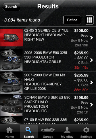 eBay Releases eBay Motors App for iPhone