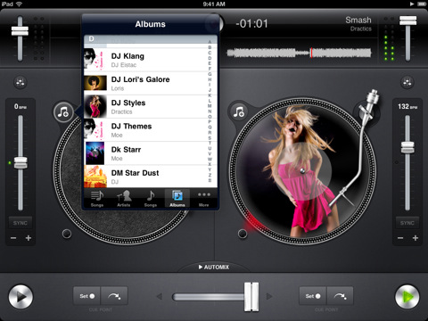 DJay App Gets Optimized for the iPad 2