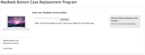 Apple Launches MacBook Bottom Case Replacement Program