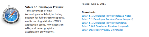 What&#039;s New in Safari 5.1 Developer Preview