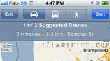 Google Maps Gets Alternate Route Selection in iOS 5