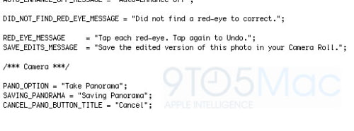 Evidence of Panoramic Camera Functionality Found in iOS 5