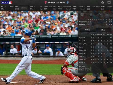 MLB.com At Bat 11 for iPad Gets Redesigned Live Stats