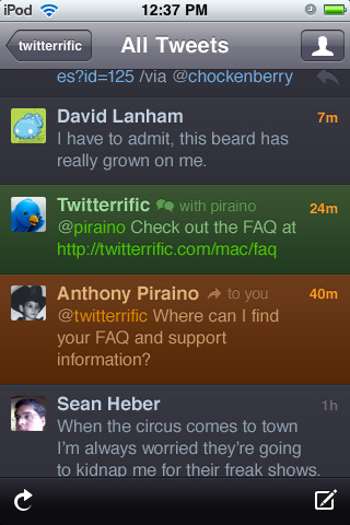 Twitterrific for iOS Switches to OAuth, Adds ReadItLater Support