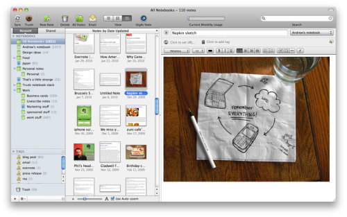 Evernote for Mac Gets New Note Links Feature