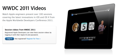 Apple Posts WWDC 2011 Session Videos
