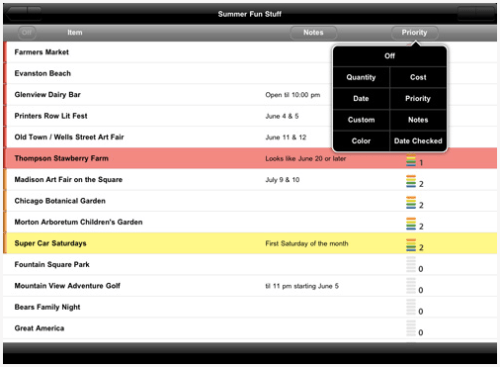 ListMonger Brings List-Making Power To iPad