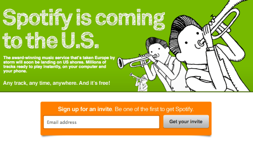 Spotify Announces Impending Launch in the U.S.