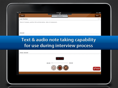 Interview Assistant HD For iPad