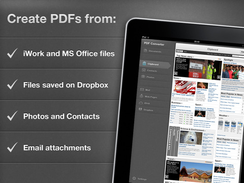 Readdle Releases a PDF Converter for Your iPad