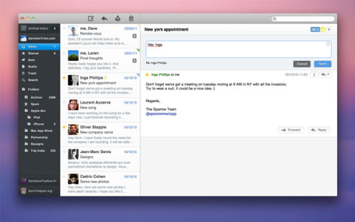 Sparrow Email Client Gets Updated With Full Screen Support for OS X Lion