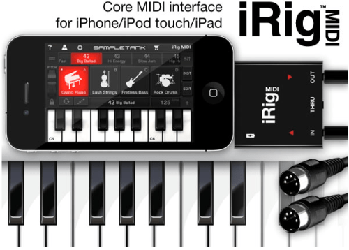 IK Multimedia Announces iRig MIDI for iPhone, iPad