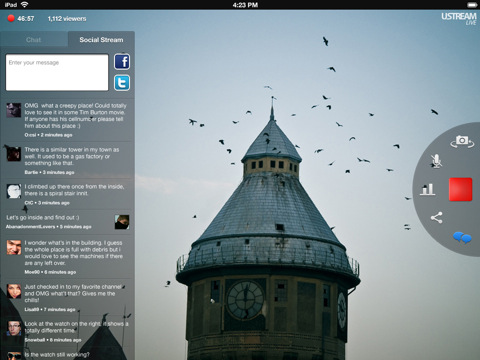 Ustream Releases an iPad App