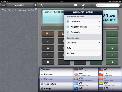 Measures Converter App Arrives on the iPad