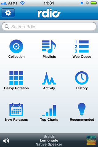 Rdio Releases Unlimited Music Subscription-Based App for iPhone, iPad