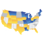 Map of the U.S.A. Shows iOS vs. Android vs. Blackberry