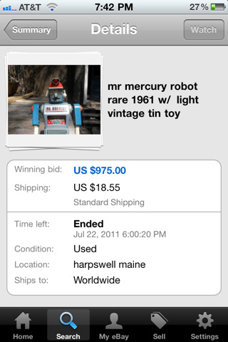 eBay&#039;s iPhone App Gets a New Item View, Better Photo Viewer