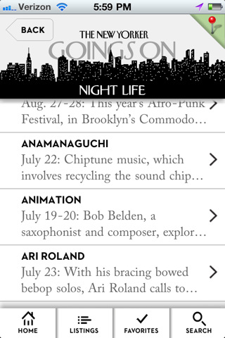 The New Yorker Launches New &#039;Goings On&#039; App for iPhone