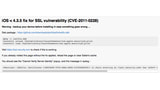 iSSLFix Closes SSL Vulnerability for Firmwares Below iOS 4.3.5