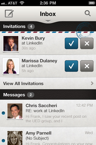 LinkedIn Releases Complete Rewritten App for iPhone