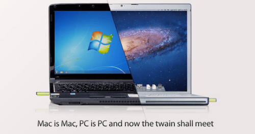 Mac Is Mac, PC Is PC And Now The Twain Shall Meet