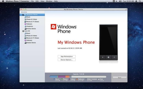 Windows Phone 7 Connector 2.0 Released in Mac App Store 