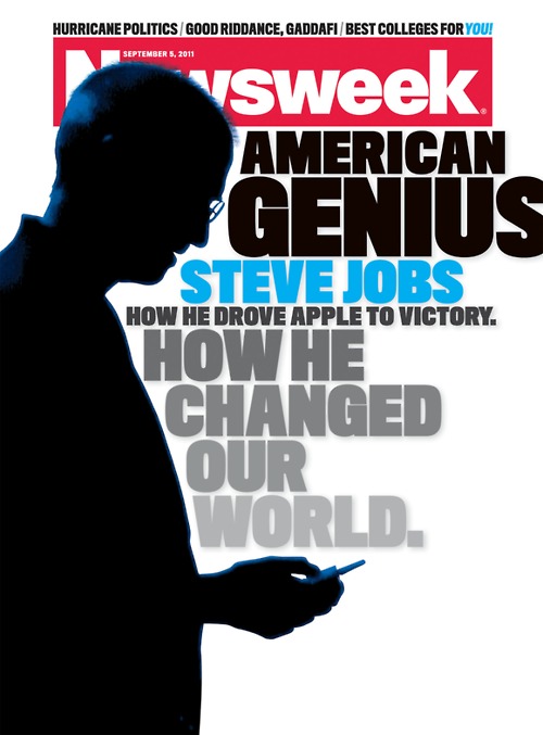 American Genius, Steve Jobs, Featured on Newsweek Cover