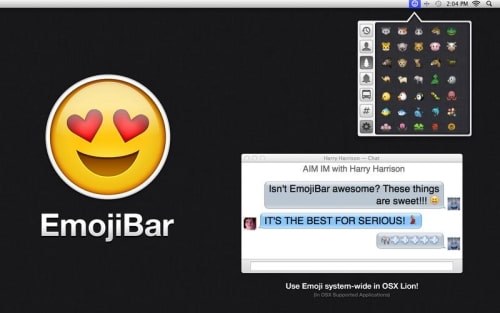 EmojiBar Adds Emoji Icons to Your System Menubar