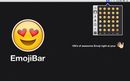 EmojiBar Adds Emoji Icons to Your System Menubar