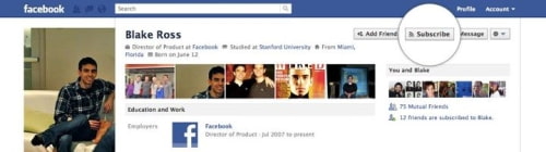 Facebook Launches New Subscribe Button to Directly Compete With Twitter