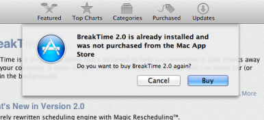 Mac App Store Now Shows Re-Buy Warnings for Apps Already Installed