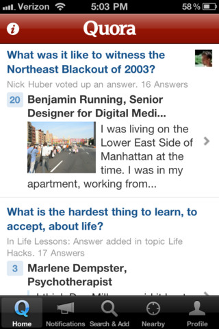 Quora Releases iOS App for iPhone