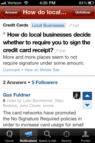 Quora Releases iOS App for iPhone