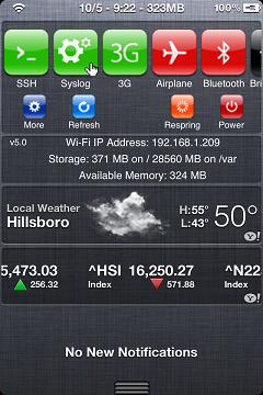 BigBoss Updates SBSettings for iOS 5