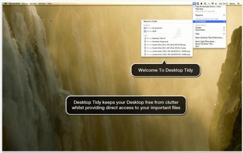 OS X App Desktop Tidy