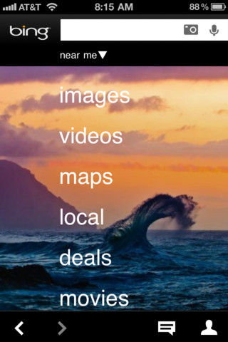 Microsoft Updates Bing for iPhone With Deals, News, Facebook Likes